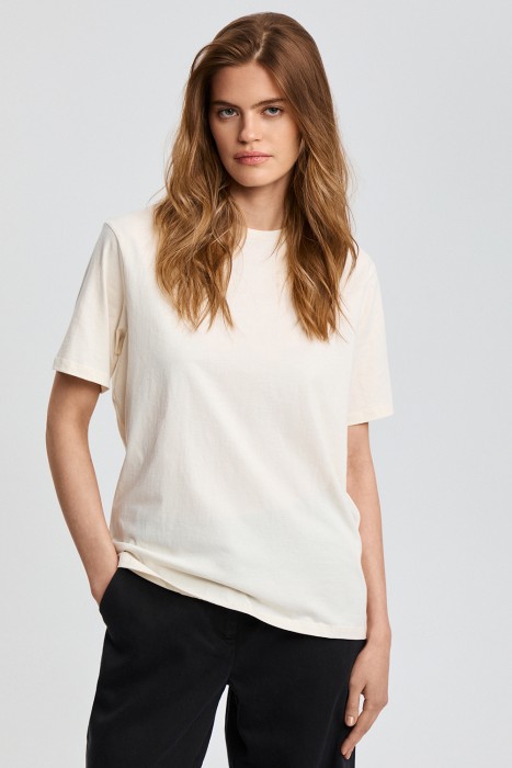 футболка с принтом от бренда снежная королева вид слева