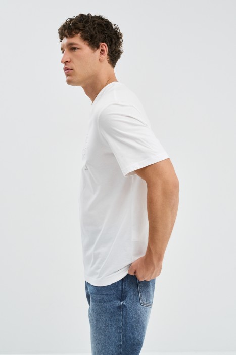 футболка с принтом от бренда снежная королева вид слева