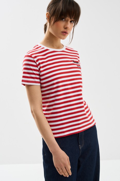 футболка в полоску 762150003 фотография