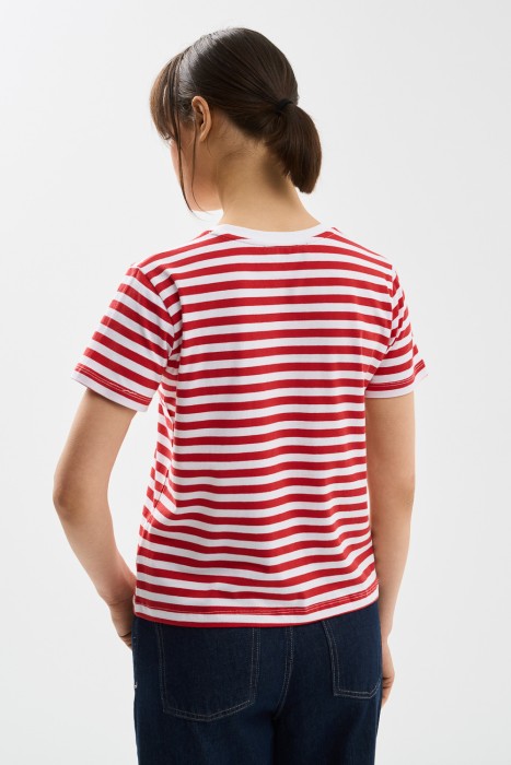 футболка в полоску по цене 800 руб вид справа