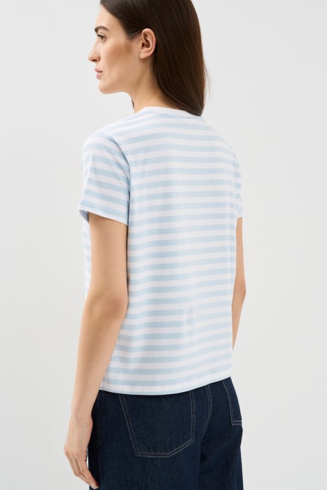 футболка в полоску по цене 800 руб вид справа