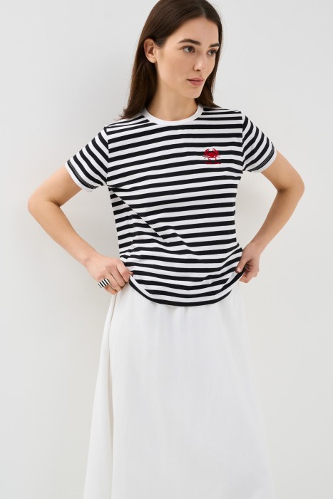 футболка в полоску 762177003 фотография