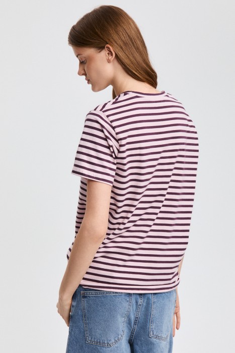 футболка в полоску по цене 1530 руб вид справа