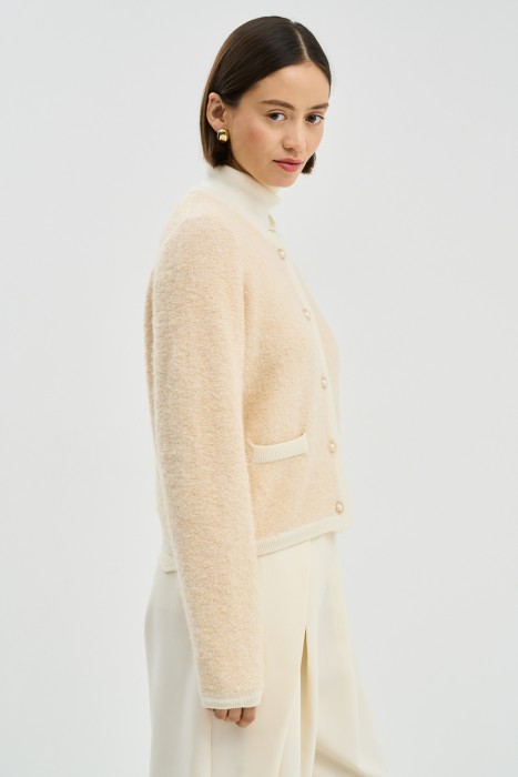 кардиган из фактурной ткани по цене 1780 руб вид справа