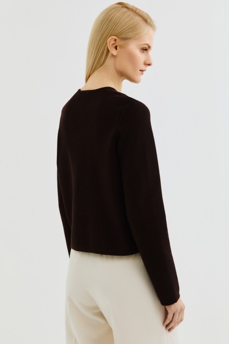 кардиган из хлопка по цене 2680 руб вид справа