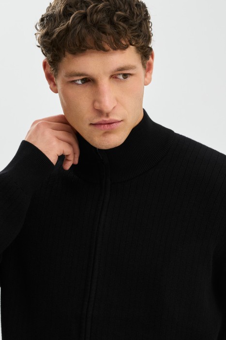 кардиган на молнии из россии вид сбоку