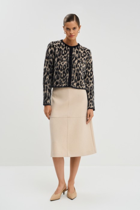 кардиган с анималистичным принтом по цене 2410 руб вид справа