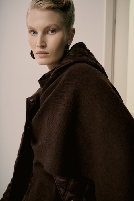 кардиган с драпировкой от бренда снежная королева вид слева