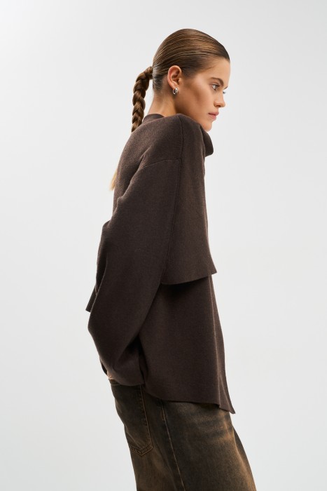 кардиган с драпировкой по цене 2270 руб вид справа