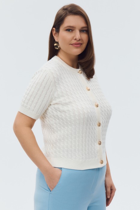 кардиган с короткими рукавами 810631003 фотография