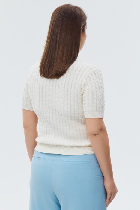 кардиган с короткими рукавами по цене 2340 руб вид справа