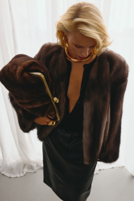 кардиган от бренда снежная королева вид слева