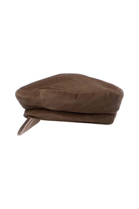 картуз из вельвета от бренда снежная королева вид слева