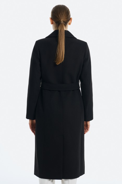 классическое пальто с поясом по цене 9400 руб вид справа