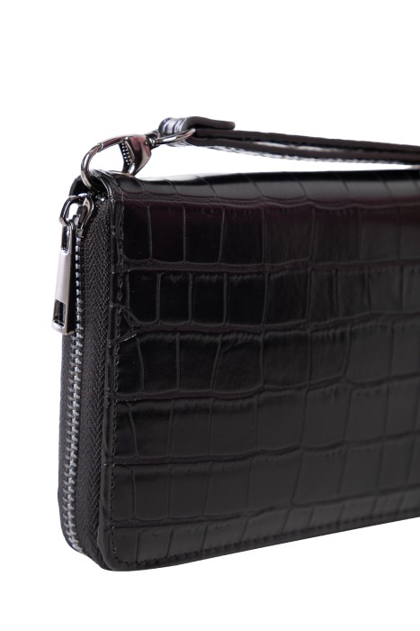 клатч из искусственной кожи из россии вид сбоку