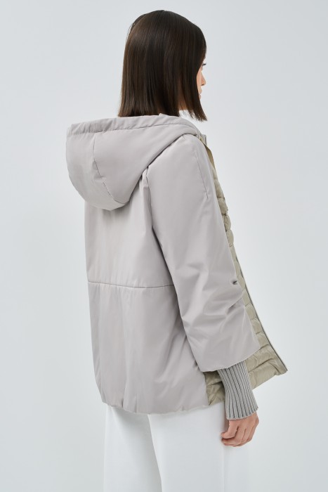 комбинированная куртка по цене 5650 руб вид справа