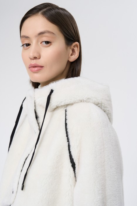 комбинированное пальто из шерсти из россии вид сбоку