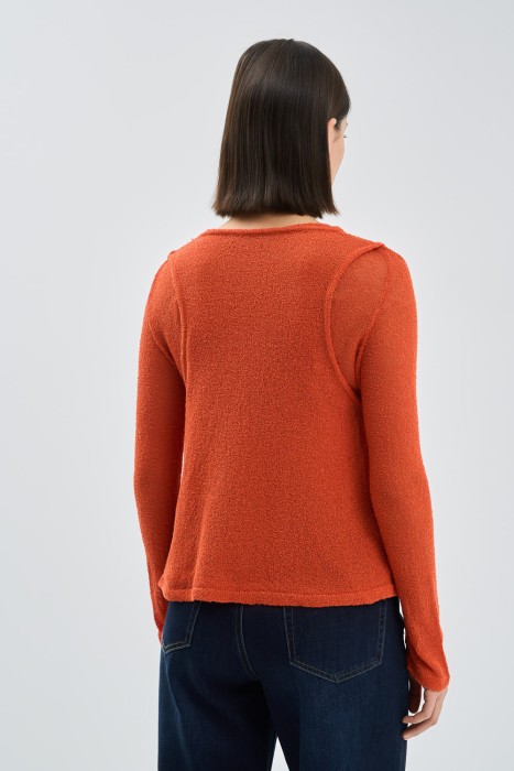 комбинированный джемпер по цене 1370 руб вид справа