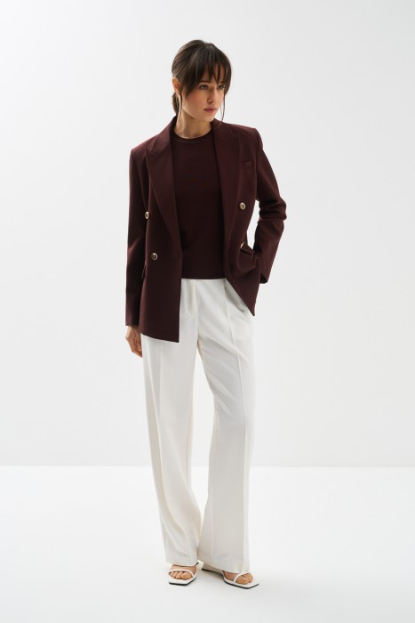 костюмные брюки от бренда снежная королева вид слева