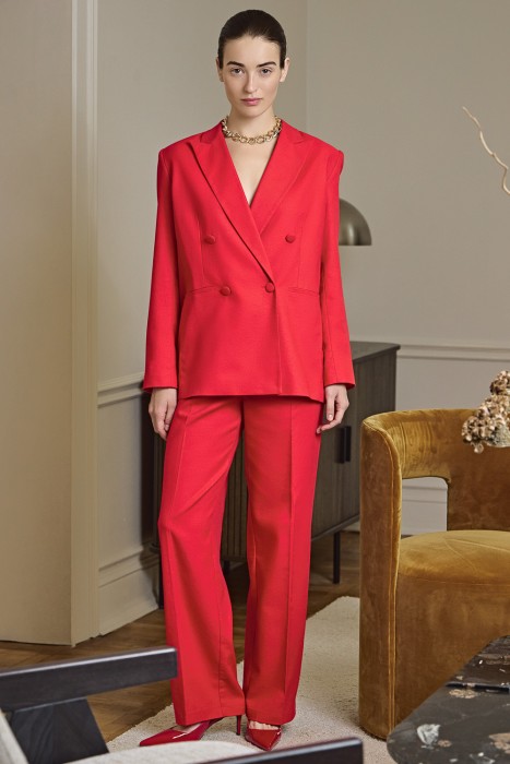 костюмный жакет от бренда снежная королева вид слева