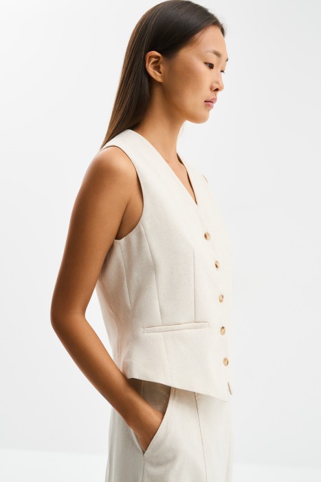 костюмный жилет из россии вид сбоку