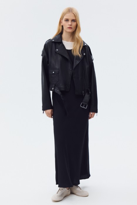 косуха из натуральной кожи 801222003 фотография