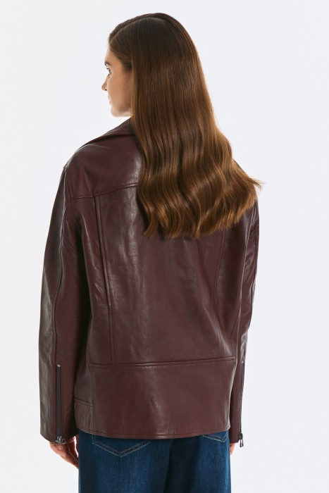 косуха из натуральной кожи по цене 11750 руб вид справа