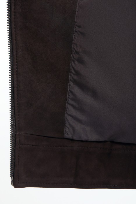 косуха из натуральной кожи от бренда снежная королева вид слева