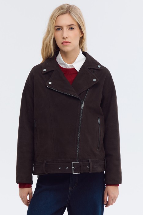 косуха из натуральной кожи по цене 20150 руб вид справа