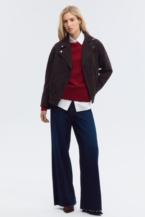 косуха из натуральной кожи из россии вид сбоку