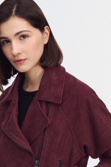 косуха из натуральной кожи из россии вид сбоку