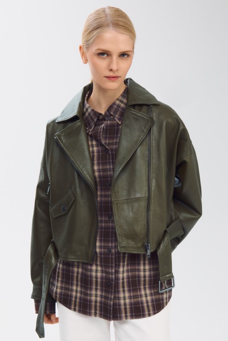 косуха из натуральной кожи 801224003 фотография