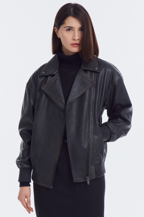 косуха из натуральной кожи 800917003 фотография