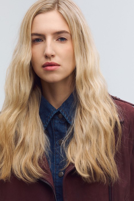 косуха из натуральной кожи из россии вид сбоку