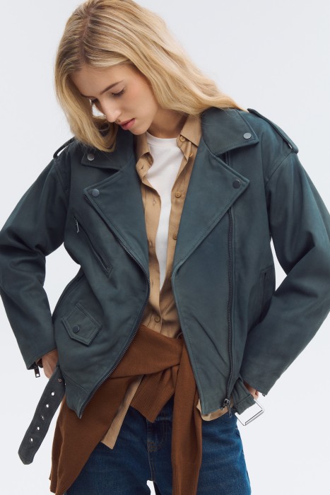 косуха из натуральной кожи 801292003 фотография