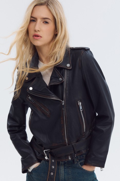 косуха из натуральной кожи 801108003 фотография