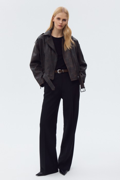 косуха из натуральной кожи 801220003 фотография