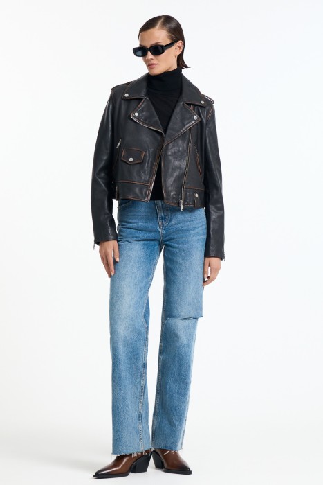 косуха из натуральной кожи 744387003 фотография