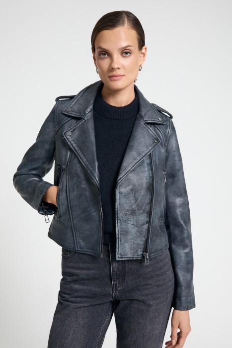 косуха из натуральной кожи 747010003 фотография