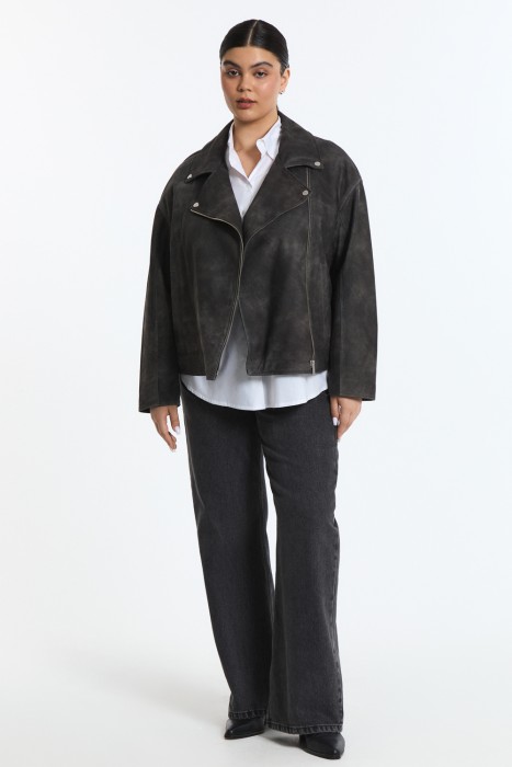 косуха из натуральной замши 791760003 фотография