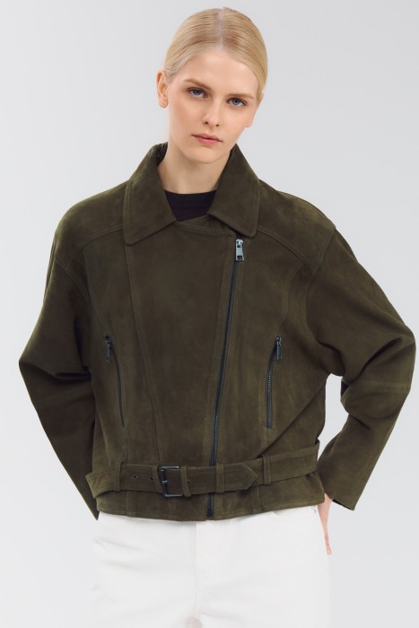 косуха из натуральной замши 804075003 фотография