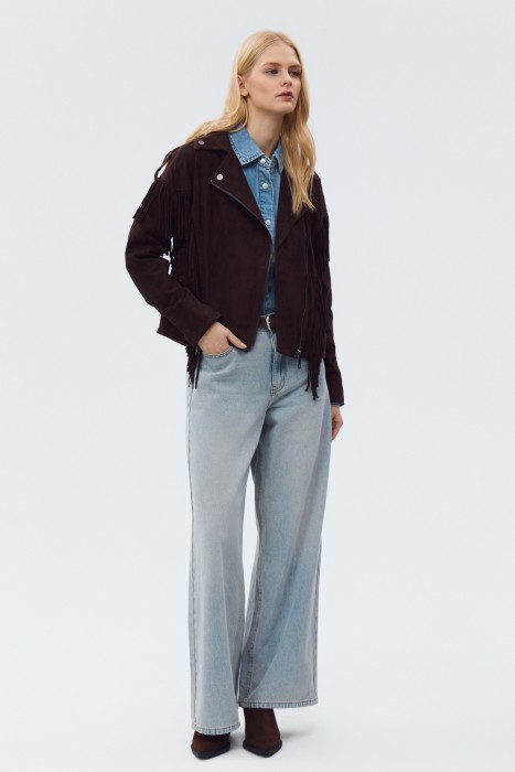 косуха из натуральной замши 803076003 фотография