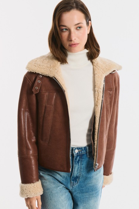 куртка-дубленка из овчины 797006003 фотография