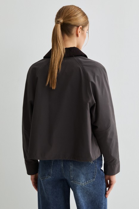 куртка из хлопка по цене 4980 руб вид справа