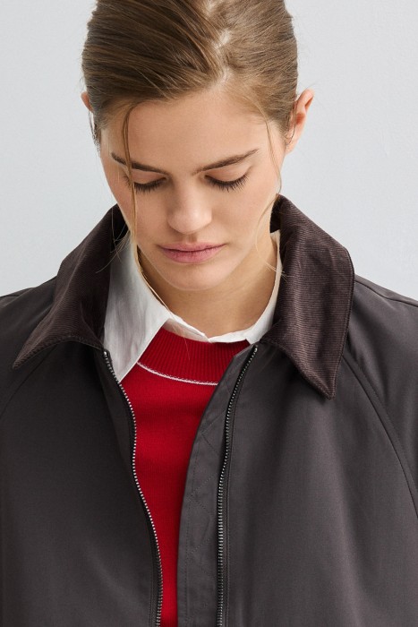 куртка из хлопка из россии вид сбоку