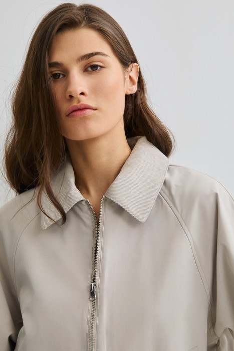 куртка из хлопка из россии вид сбоку