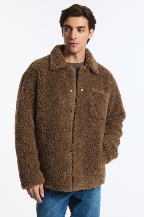 куртка из искусственного меха 796238003 фотография