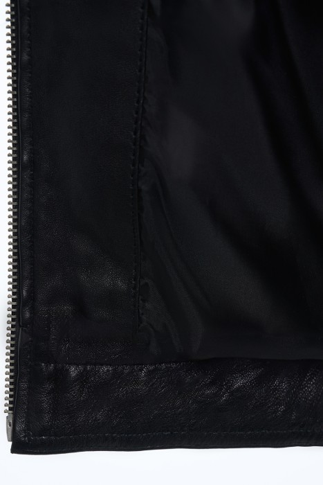 куртка из натуральной кожи из россии вид сбоку