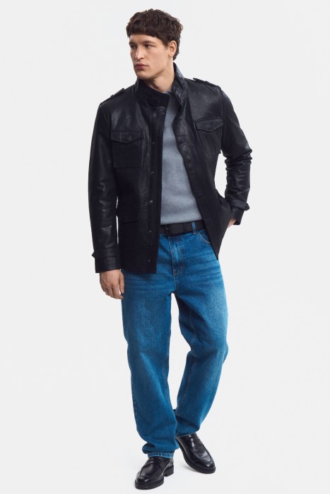 куртка из натуральной кожи 803181003 фотография