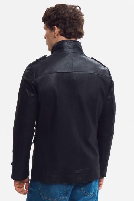 куртка из натуральной кожи по цене 13430 руб вид справа